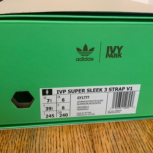 Ivy Park Super Sleek 3 Strap V1 Adidas Sneaker - Picture 2 of 3